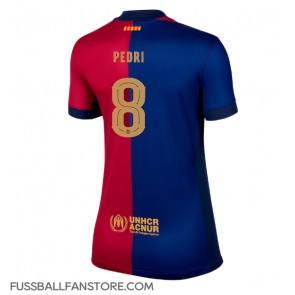 Barcelona Pedri Gonzalez #8 Replik Heimtrikot Damen 2024-25 Kurzarm